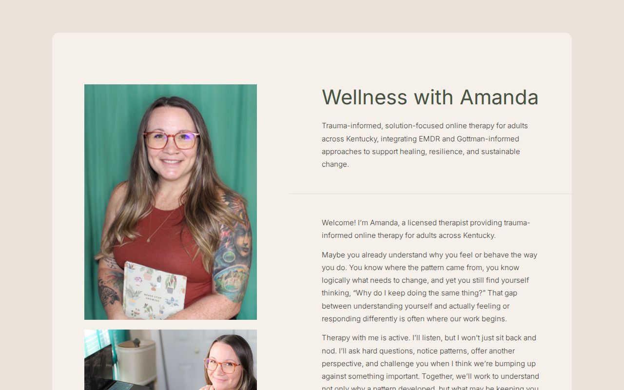 Amanda DuFour | Trauma-Informed, Solution-Focused Therapist KY